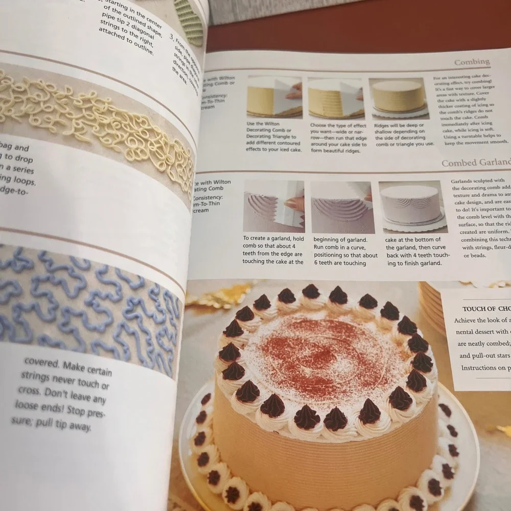Wilton School Decorating Cakes A Reference & Idea Book 1999 Hardcover Cookbook